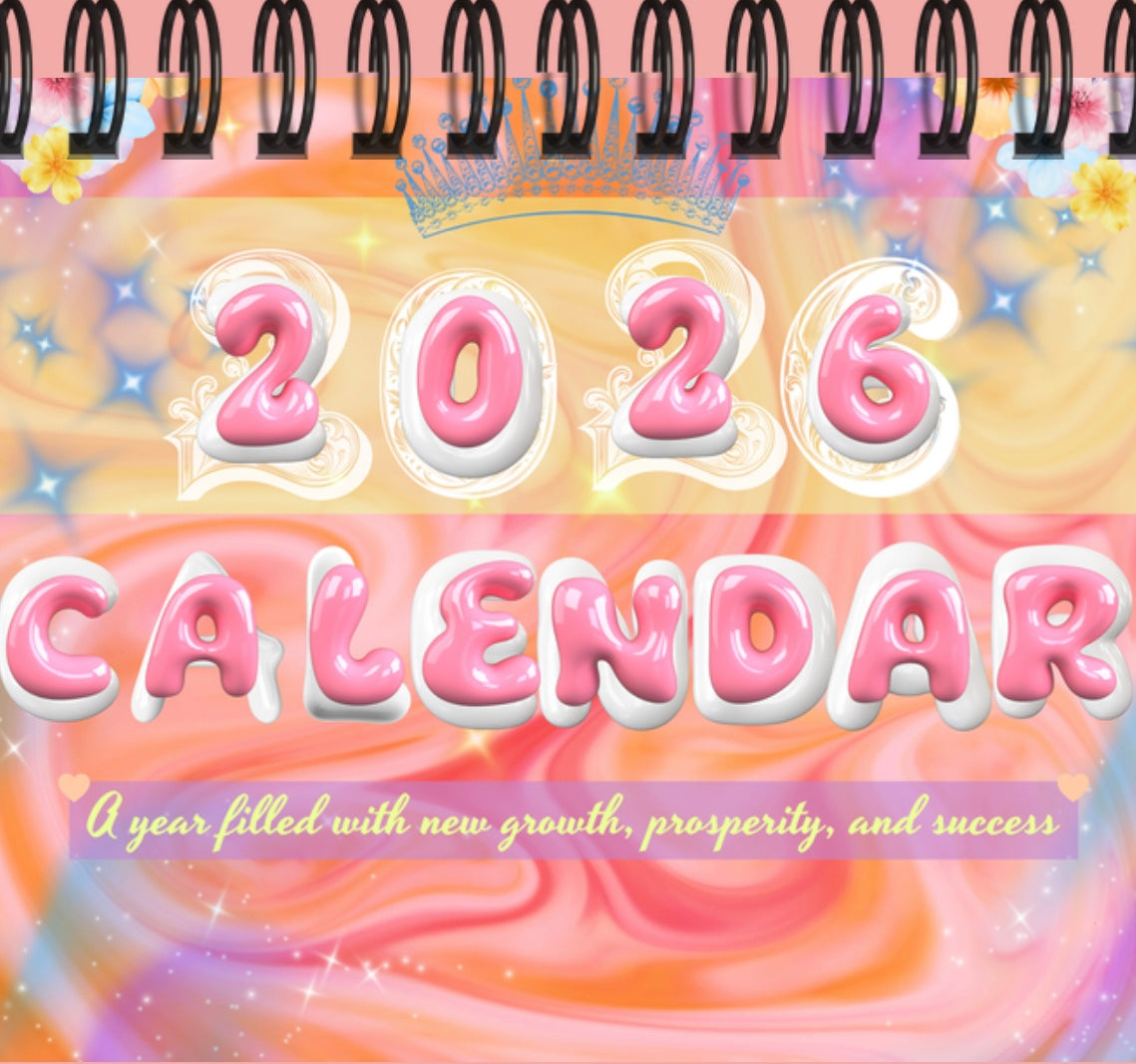 2026 Calendar: A year filled with new growth, prosperity, and success